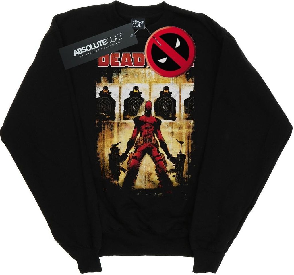 Marvel - "Target Practice" Sweatshirt für Herren BI2313 (M) (Schwarz)