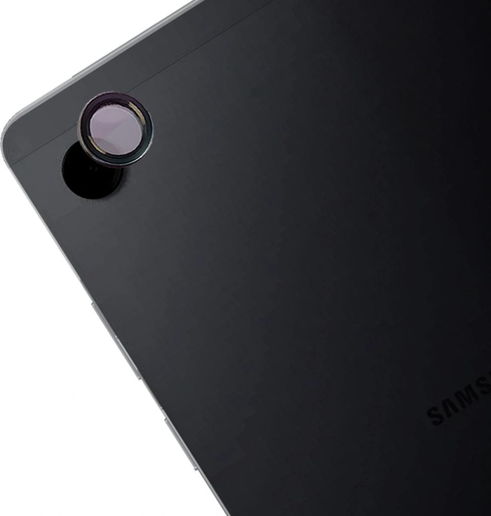 Glas für die Kamera für Galaxy Tab A11, Bizon Glass Tab Snap Lens, 1 Set, schwarzer Rahmen