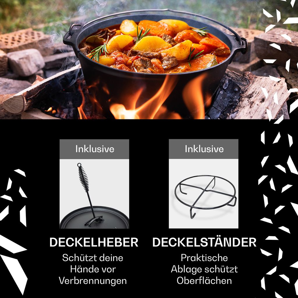 Guernsey Premium Dutch BBQ-Topf Oven 9.0