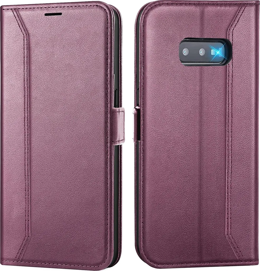 Custodia per telefono cellulare per Samsung Galaxy S10e copertura flip case pieghevole custodia protettiva, blackberry