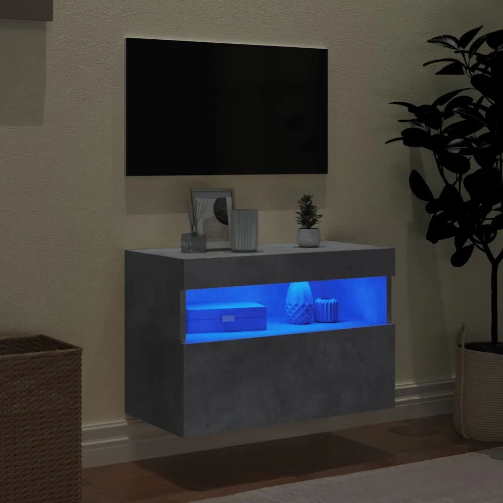 Pensile TV LED Gaming Grigio Cemento 60x30x40 - Setup Postazione - 4