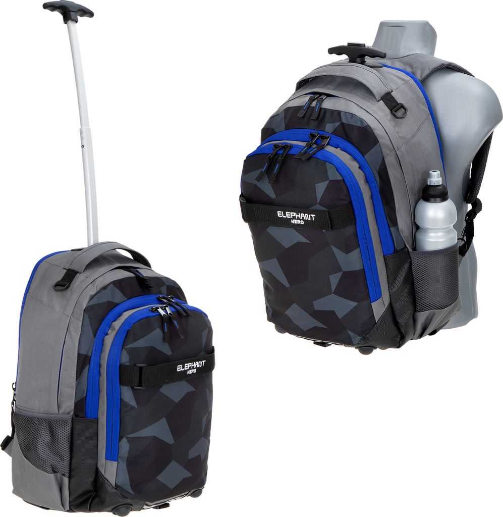ELEPHANT Schulrucksack Schultrolley Trolley Hero Signature Schulrucksack 3 Teile Set Rucksacktrolley Schule Rucksack Trolly Sporttasche Maeppchen Box Plustsm S0ybo0gv