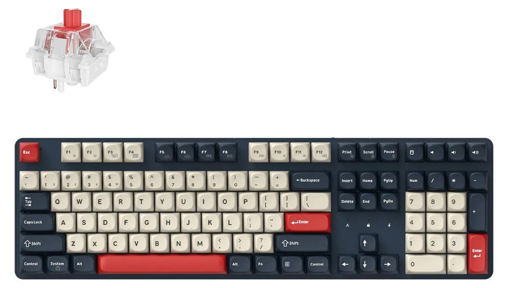 Clavier mécanique sans fil Keychron J5, compatible QMK, Image du produit 