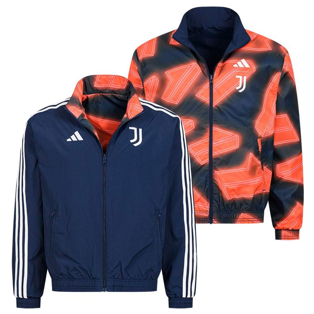 M|Juventus Turin adidas Herren Wende Präsentationsjacke IP8794