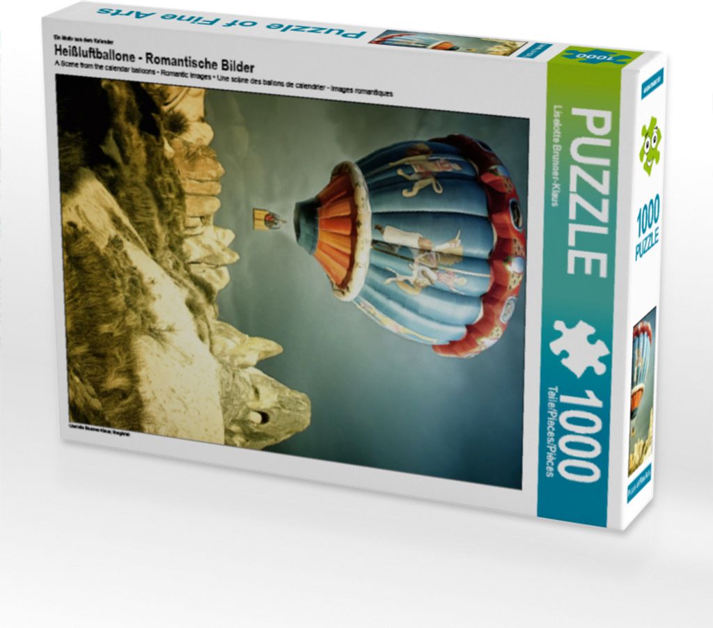 Calvendo Ein Motiv aus dem Kalender Heißluftballone - Romantische Bilder 1000 Teile Puzzle hoch 480x640mm, Brunner-Klaus Liselotte; 7431984