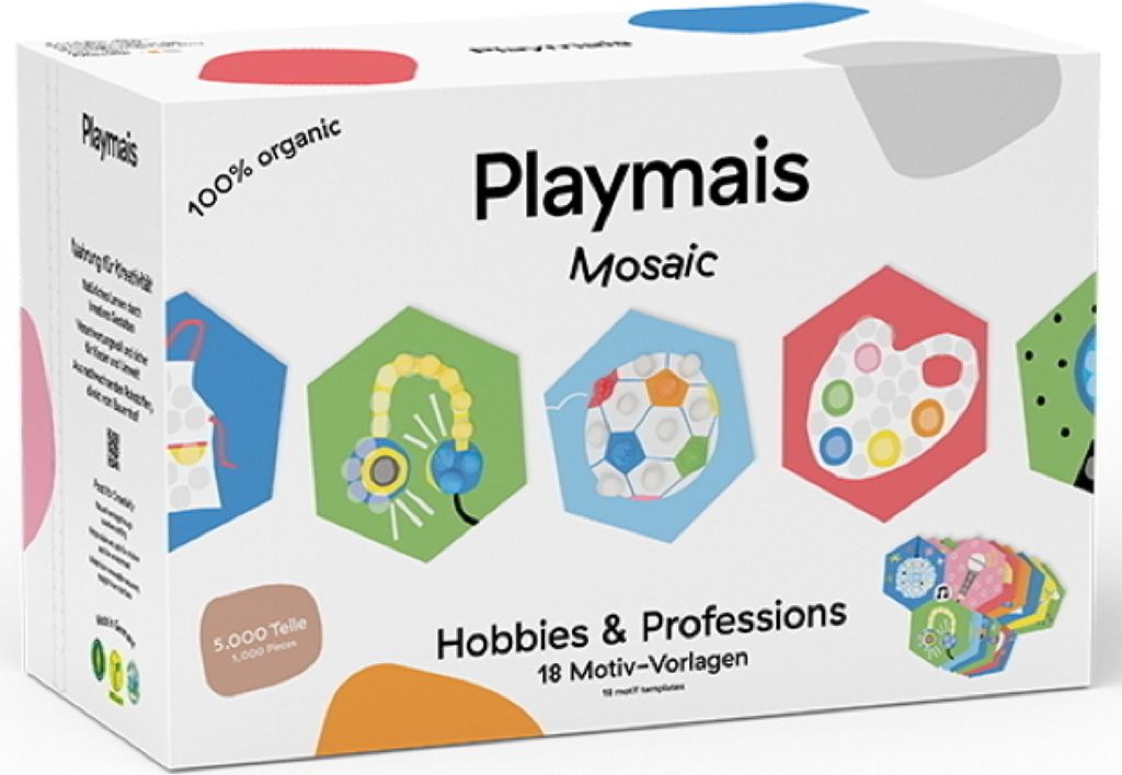 PlayMais Bastel Kreativität Bastelset Mosaic 5000 Hobbies and Professions ab 3 Jahren 160963