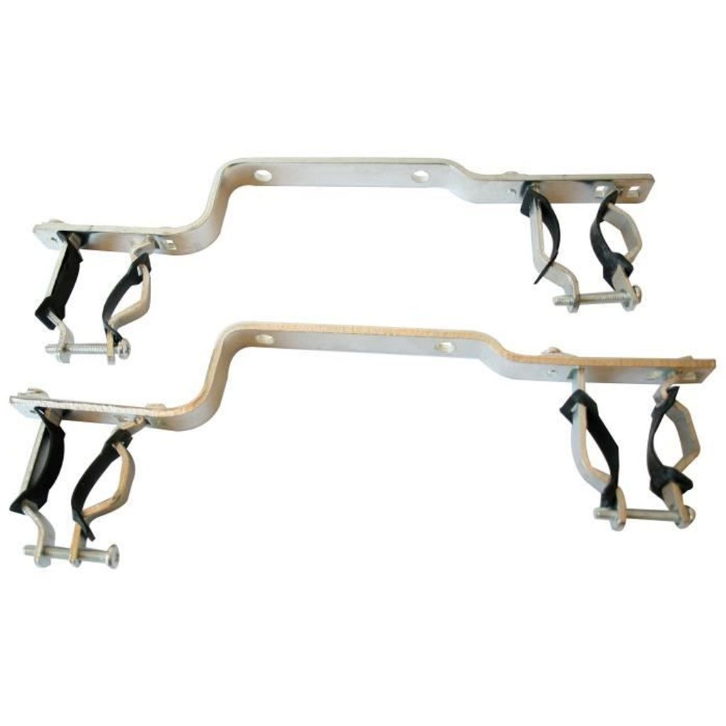SOMATHERM FOR YOU - Jeu de 2 supports métal avec isolant pour collecteur - Compatible 20/27, 26/34 et 33/42