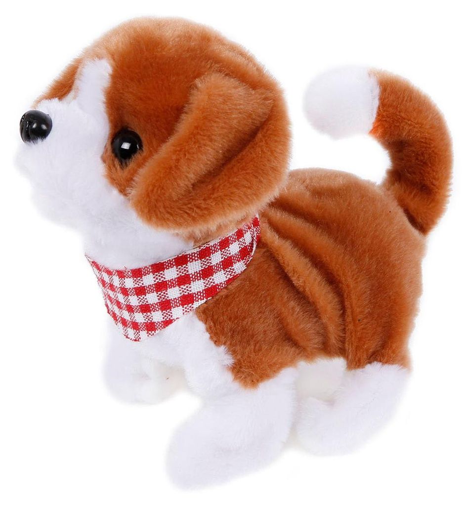 Van Manen Bežecký pes biely/hnedý s funkciami, 17 cm Obrázok produktu 