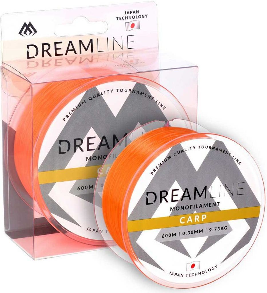 Mikado Dreamline Carp Karpfenlinie 600 M Orange 0.300 mm Orange 0.300 mm