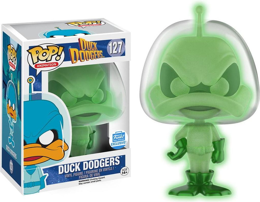 Funko Pop! Duck Dodgers (Green Gamma) Glow In The Dark #127