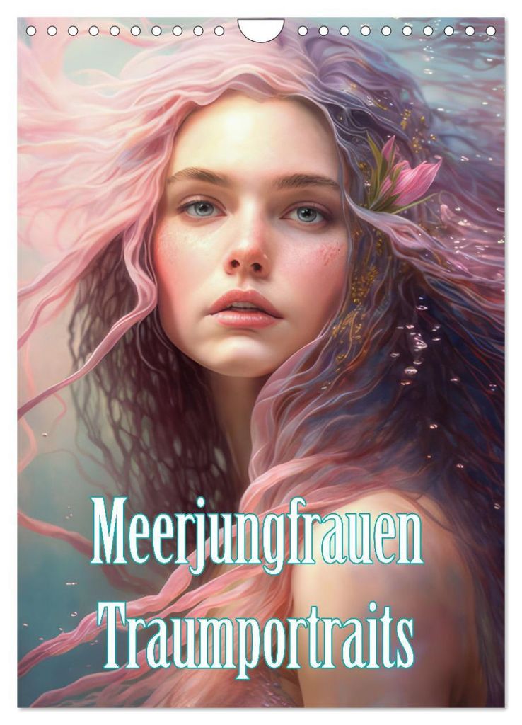 Meerjungfrauen Traumportraits (Wandkalender 2027 DIN A4 hoch), CALVENDO Monatskalender