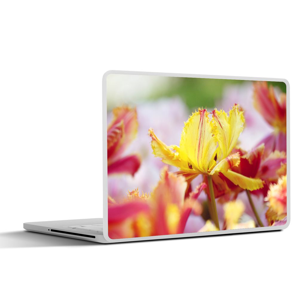 MuchoWow Laptop Aufkleber Sticker Cover Tulpe in Nahaufnahme 30x21 cm - Sticker für Laptop - Selbstklebend