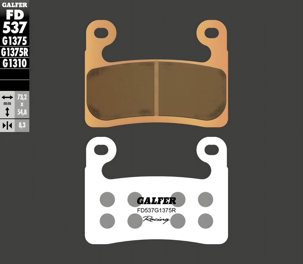Bremsbeläge Galfer FD537G1375R Sinter-Metall Racing SPORT