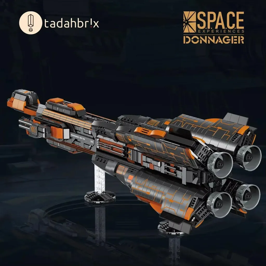Kit de construction DONNAGER maquette spatiale créative avec boîte