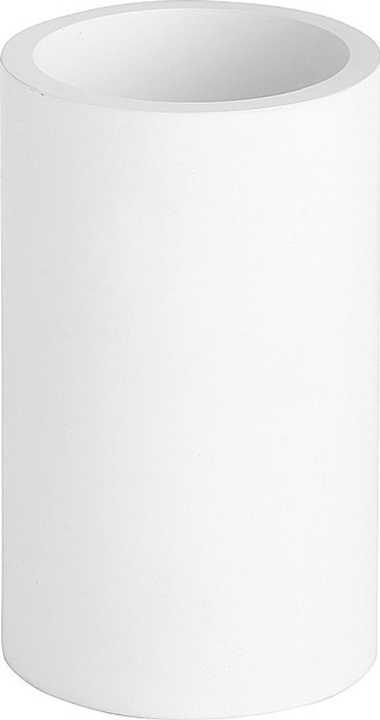 MAXIMA Glashalter Polyresin Weiß 72x120x72 mm für Bad & Küche >> freistehend anwendbar