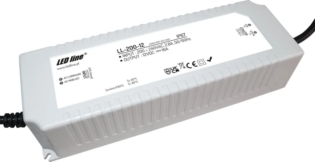 Alimentation LED 12V 200W - Corrigez les Scintillements avec l'IP67 16A