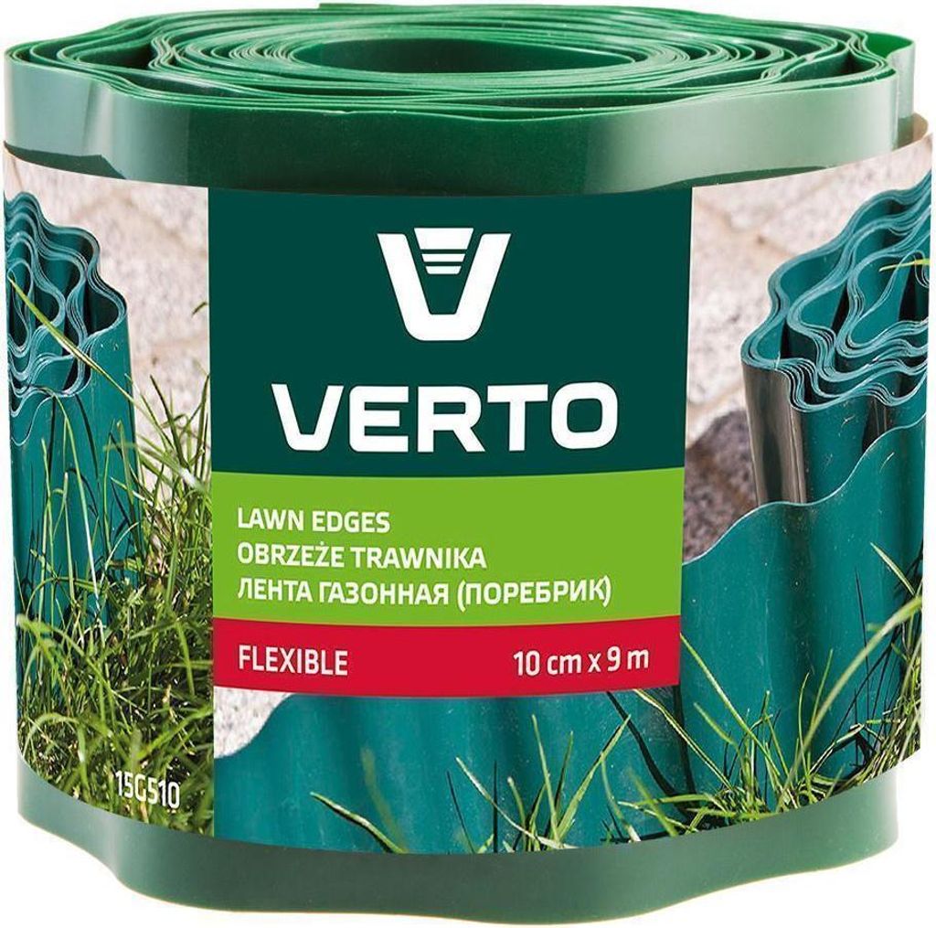 Verto Rasenkante in Grün 9 m x 15 cm
