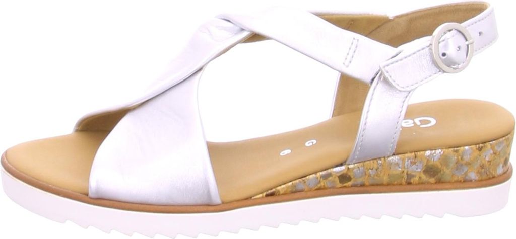 Gabor (0) Keilsandaletten - 22.751.10 Damen 31353739363638 Silber 41 EU