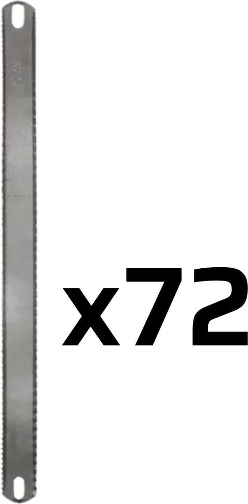 TOPEX Sägeblatt für Metall und Holz, beiderseitig, gehärtete Zähne, 300 x 25 mm, 72 St.