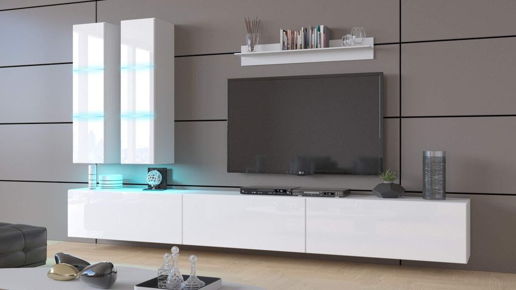 Furnitech Meuble-paroi Salon - Meuble-paroi suspendu Image du produit 