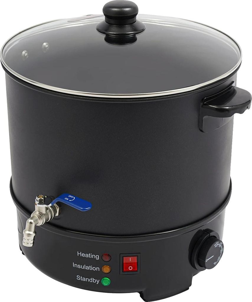 Wachsschmelzgerät, einstellbare Temperatur, große Kapazität, schwarz