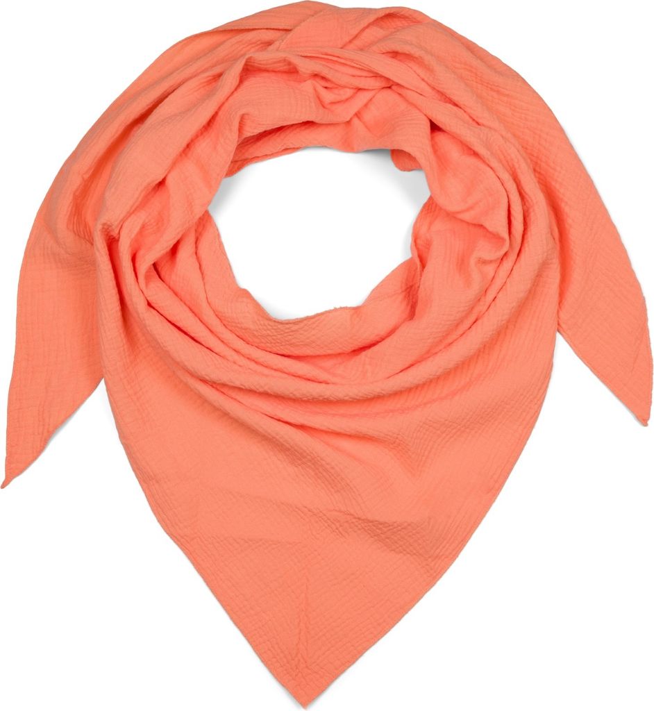 styleBREAKER Damen Musselin Dreieckstuch aus 100% Baumwolle | Weiches und leichtes Halstuch für Damen Unifarben | Stylisches Tuch für jede Jahres...