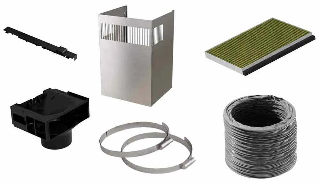 Kit de recyclage cleanair pour hotte - Bosch - DWZ1FB3I6 - Image du produit 