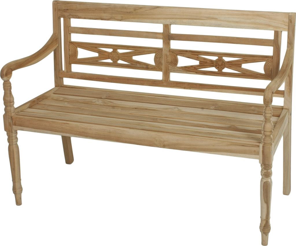 Garden Pleasure Gartenbank Sumatra 940228 braun Holz 120,0 Produktbild 2