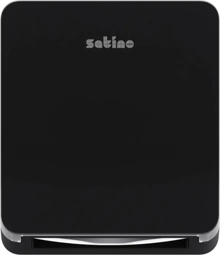 Distributeur d'essuie-mains Satino : fini le gaspillage de papier noir