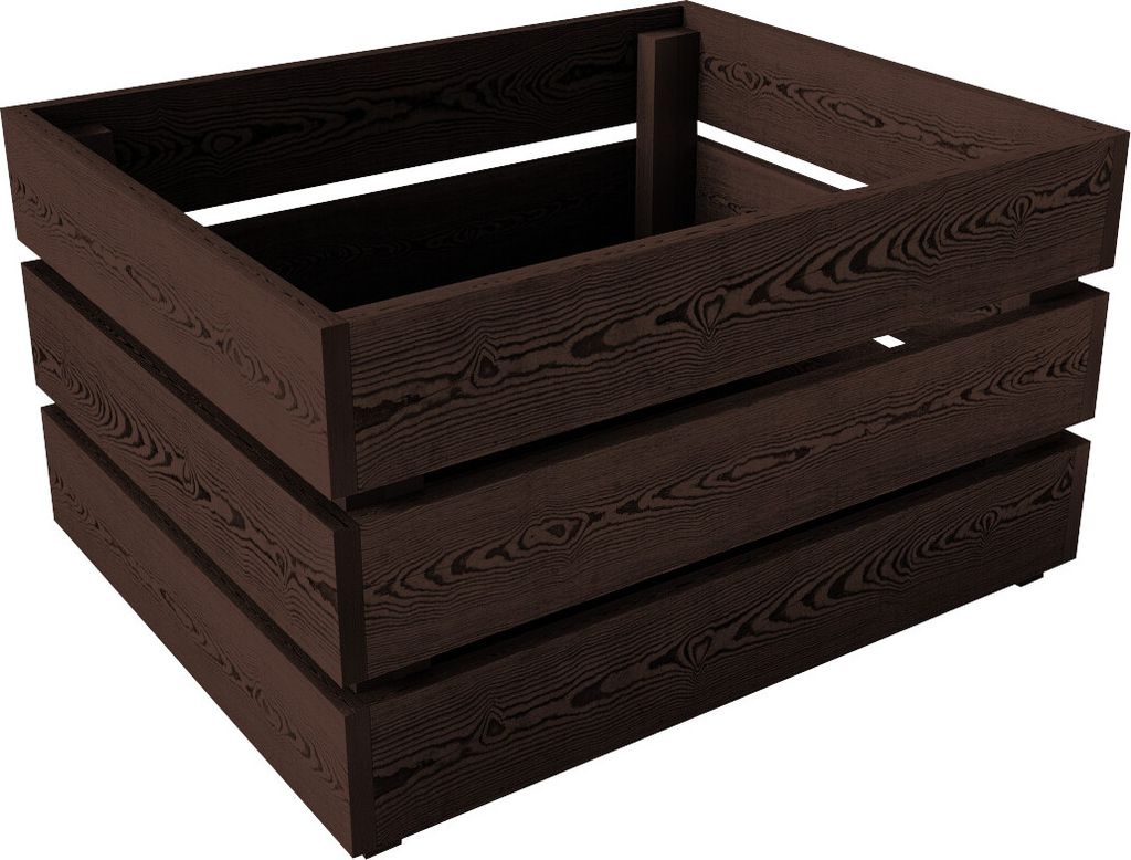 Lermowood Holzkisten Box0542 50 x 40 x 28cm Palisander | Produktbild 