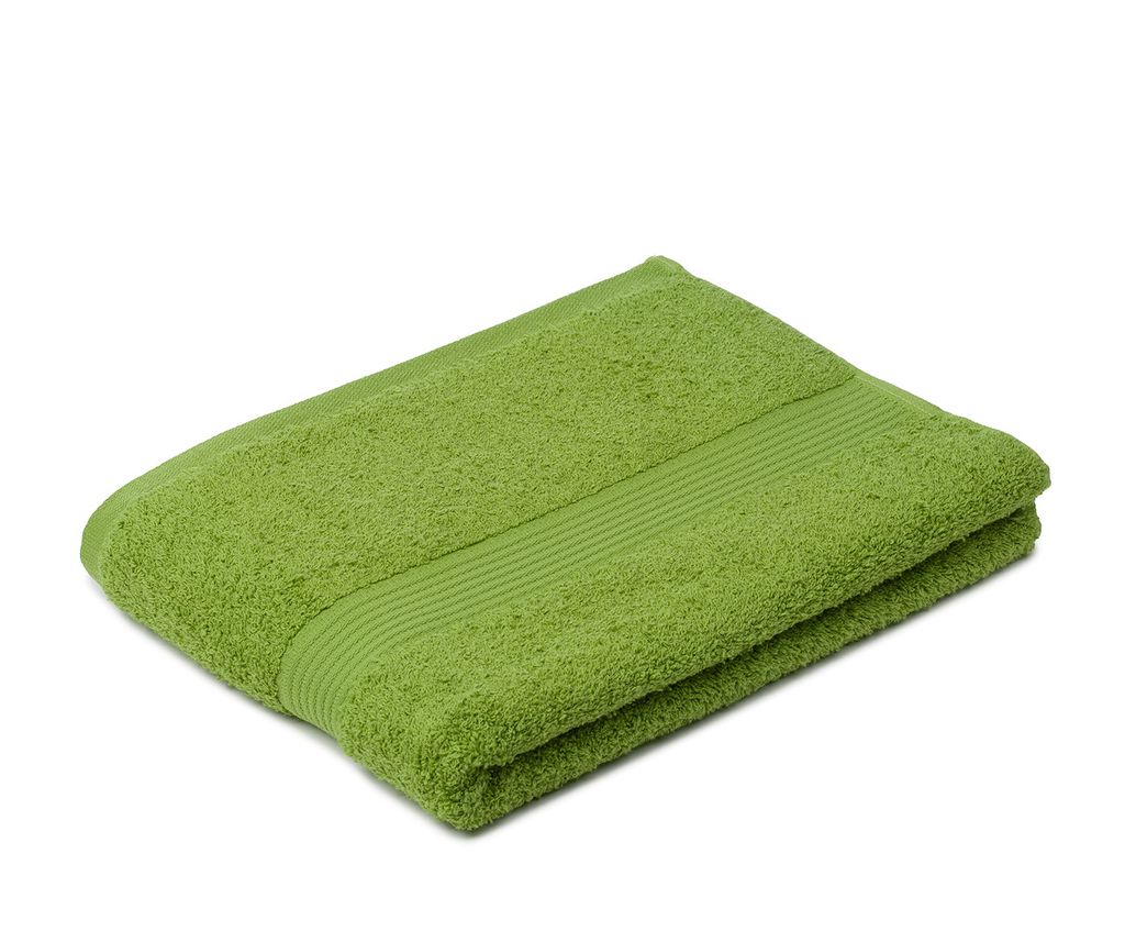 sleepling - liebling Duschtuch, 100% hochwertige Baumwolle, mit Schlaufe, 70 x 140 cm, waschbar & trocknergeeignet, formstabil, weich, apfelgrün
