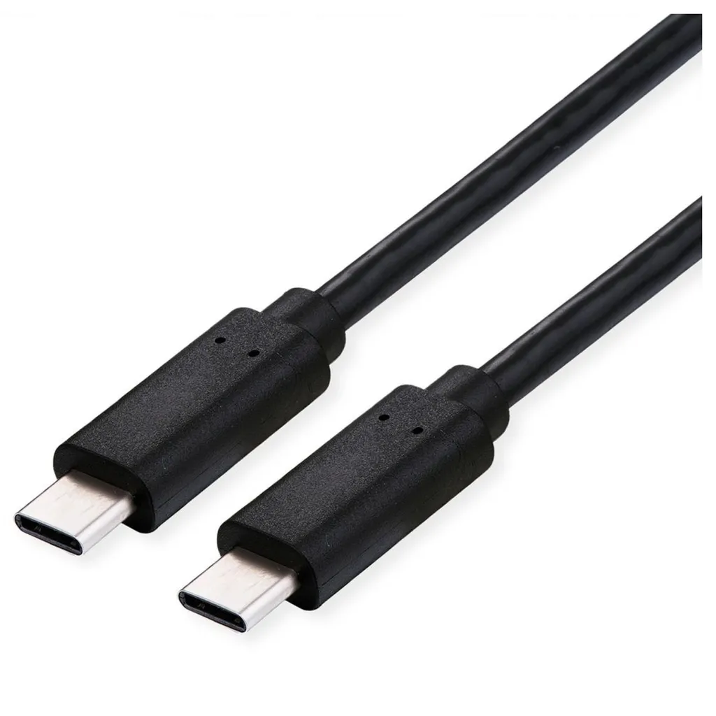 Cordon USB4 Gen 2x2 2 mètres USB-C Noir avec Débit de 20Gbps Secomp