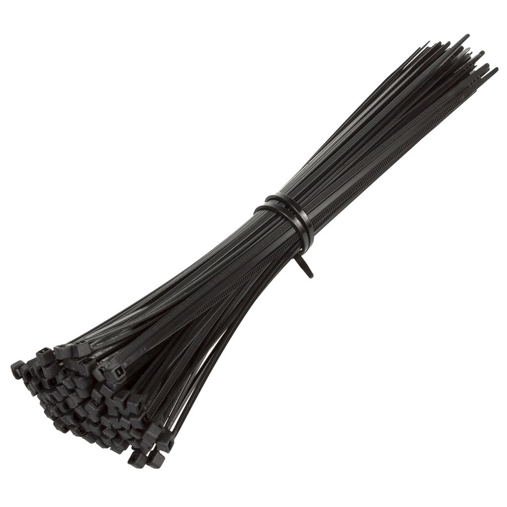 100-5000 Kabelbinder WIEDERVERWENDBAR Set schwarz Kabelstrapse wiederlösbar UV 