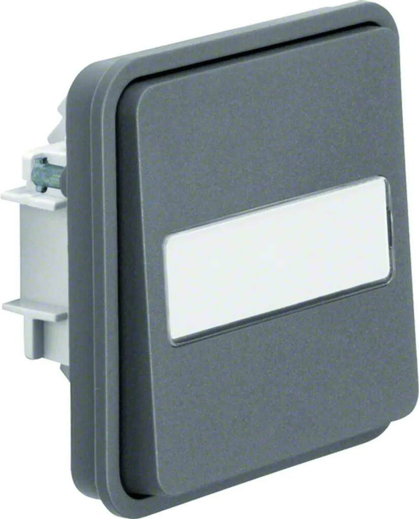 Berker Bouton-poussoir à bascule BF beleu 1S W.1 gris - Réf 50413515