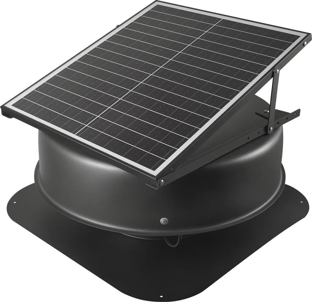 Ventilateur d'extraction solaire 42W pour ventiler greniers et combles