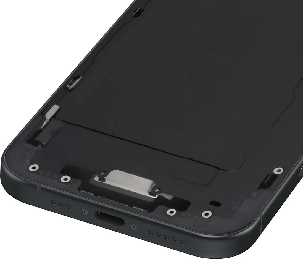 Coque Avizar iPhone 16 noire avec découpes de précision maximale