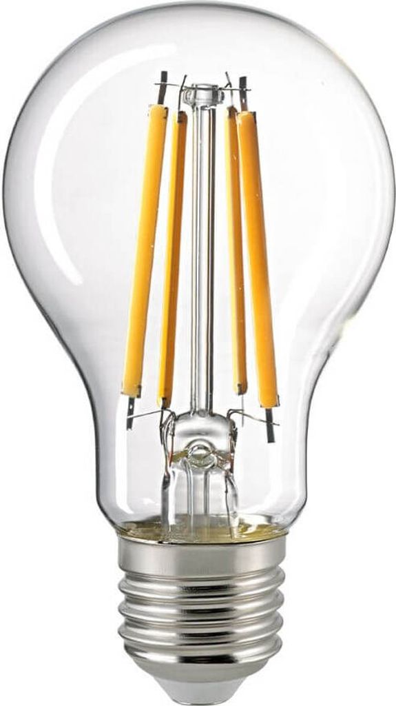 SIGOR 11W Filament klar E27 1521lm 2700K dimmbar LED Lampe A70 Full Spectrum RA95