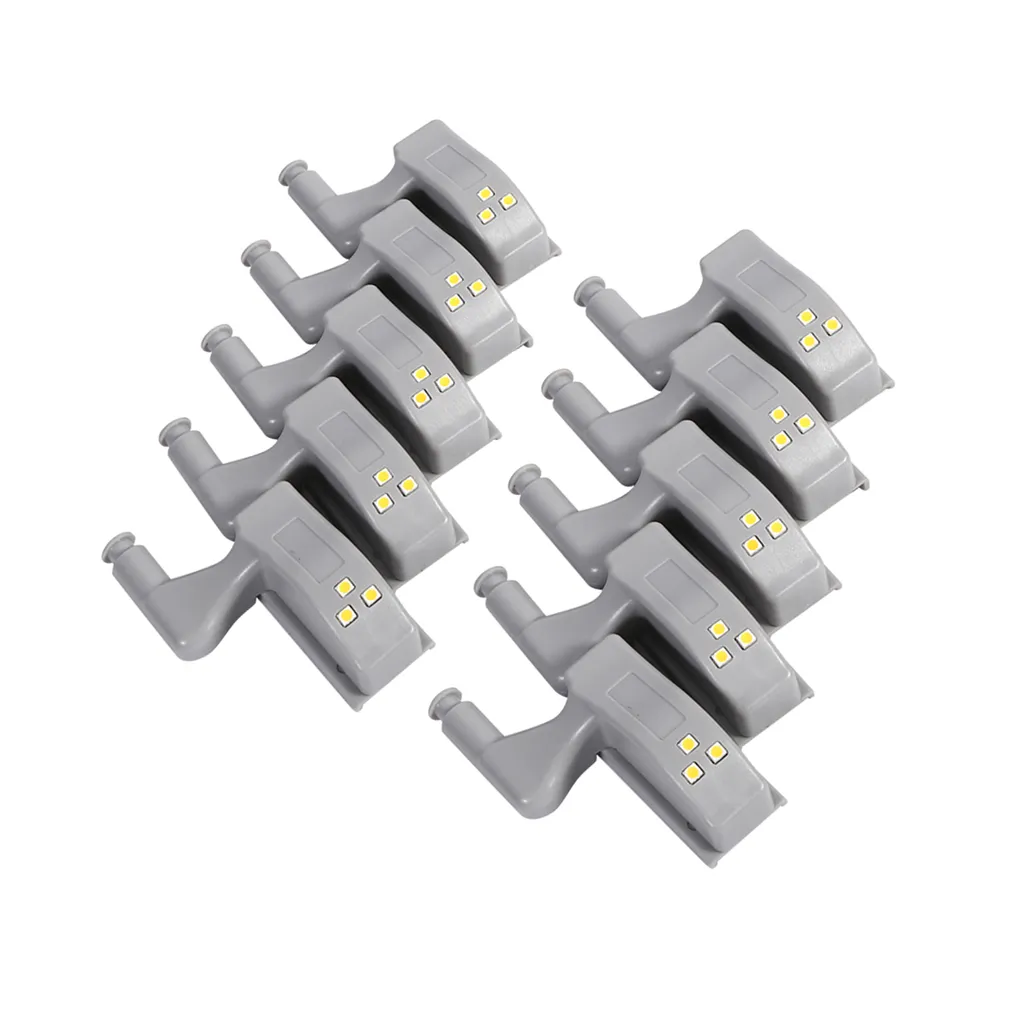 Luce Automatica per Armadi LED: 10 Pezzi Luce Calda per Mobili - 7