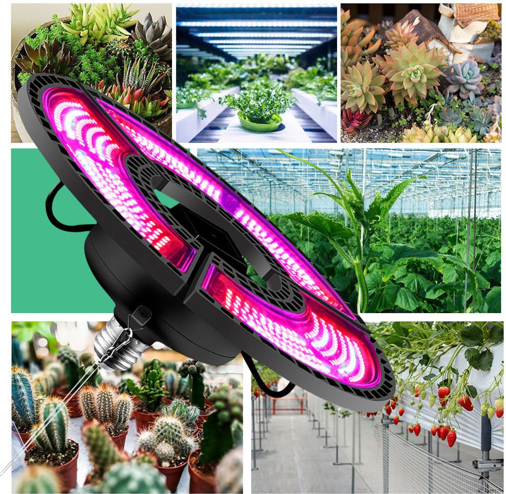 LED Pflanzenlampe Vollspektrum 300W Faltbar, LED Grow Lampe Produktbild 5