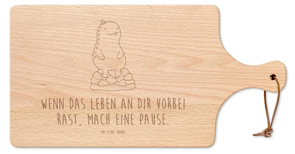 Mr. & Mrs. Panda Brotzeitbrett Schildkröte Pause - Transparent - Geschenk, schneidunterlage, Pizzabrett, Panzer, Brett, Entspannen, Küchenbrett, ...