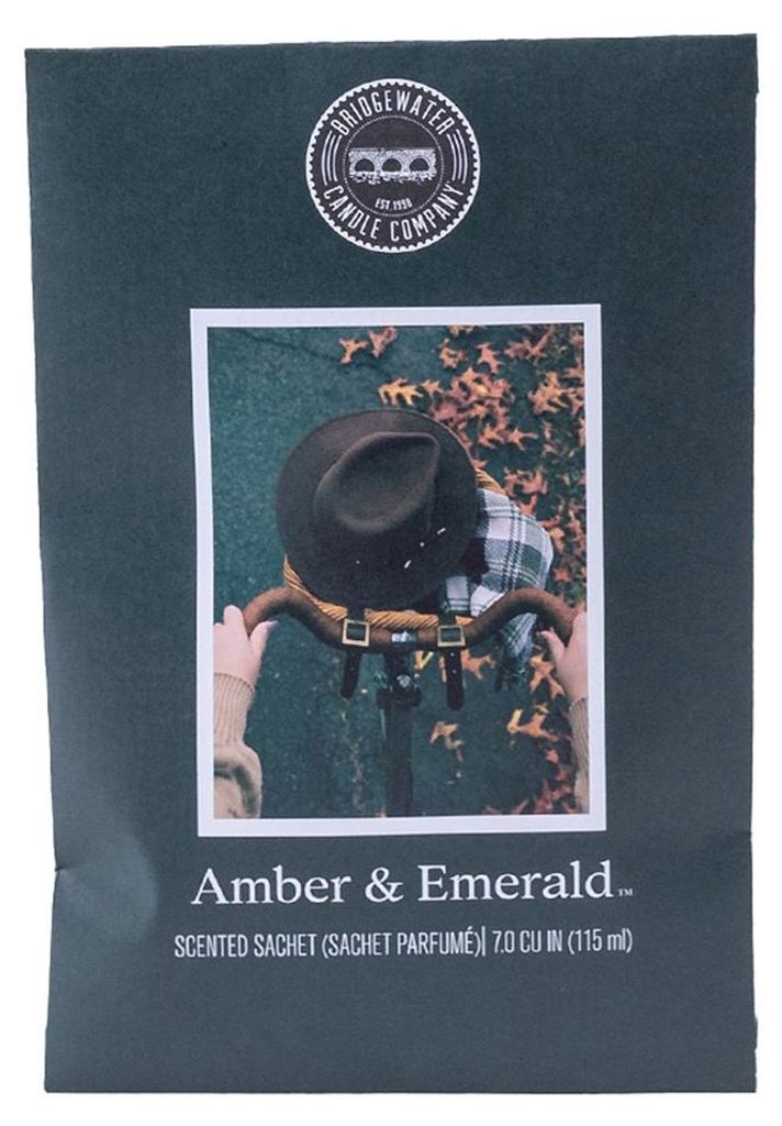 BRIDGEWATER Duftsachet AMBER & EMERALD grün dunkelgrün Produktbild 