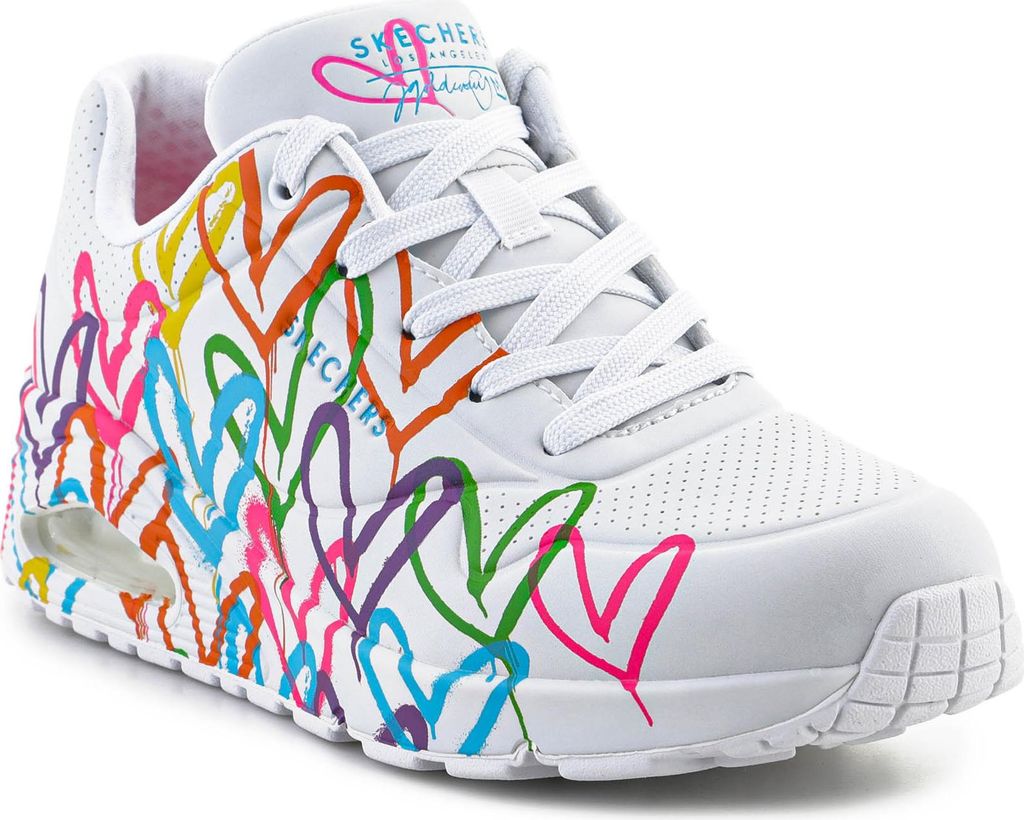Skechers Uno Highlight Love 177981-WMLT Weiß/Mehrfarbig EU Produktbild 
