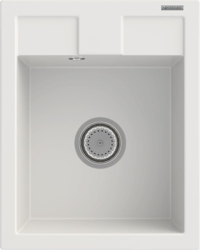 Granitan | Granitz drez - 500 x 400 mm - biely - vstavaná Obrázok produktu 