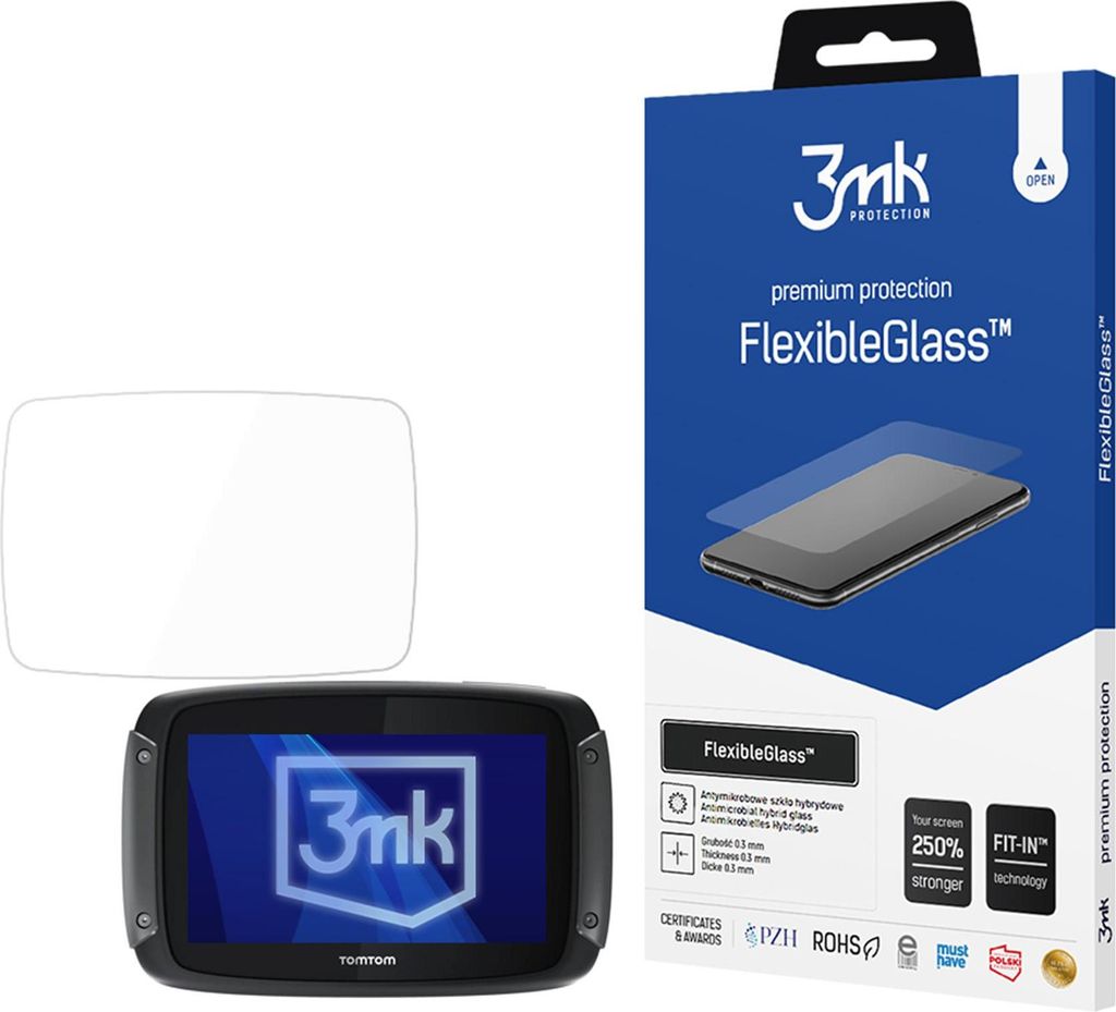 Tomtom Rider 550 - 3Mk Flexibles Glas
