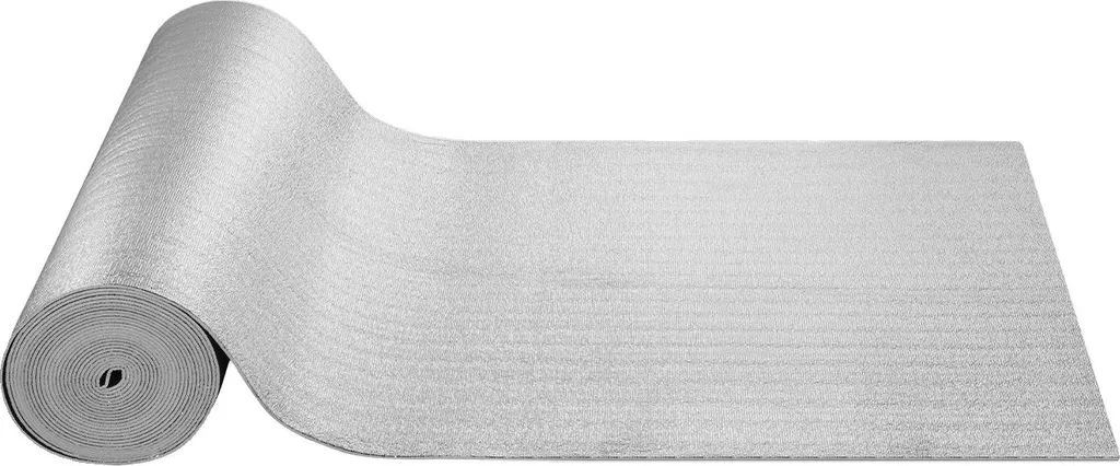 Film isolant thermique aluminium 300 cm x 48 cm barrière de vapeur