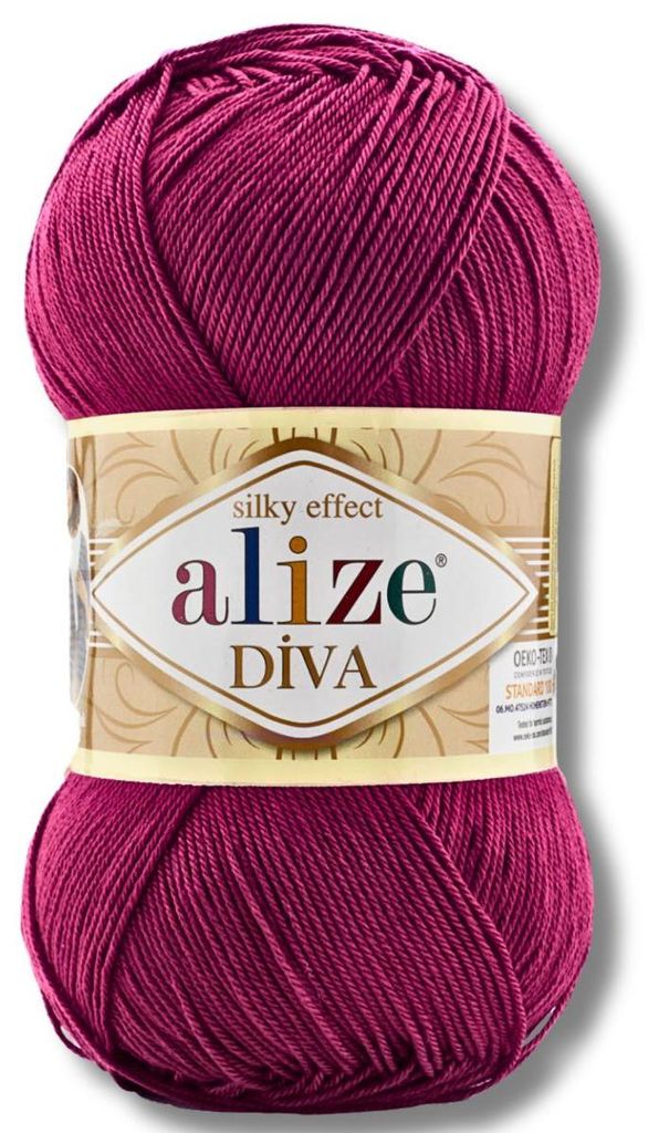 Alize 1x 100g Diva Wolle, Uni, Häkeln, Stricken (326)