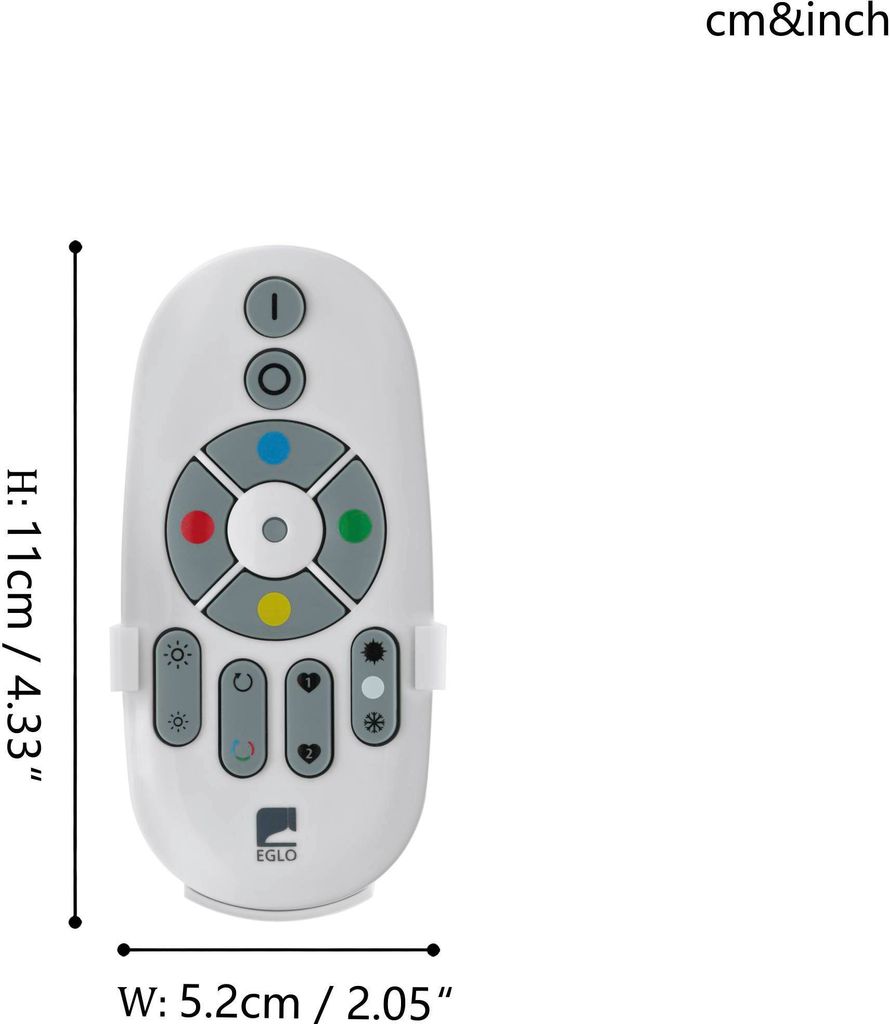EGLO connect Fernbedienung, Smart Home Fernbedienung, Produktbild 