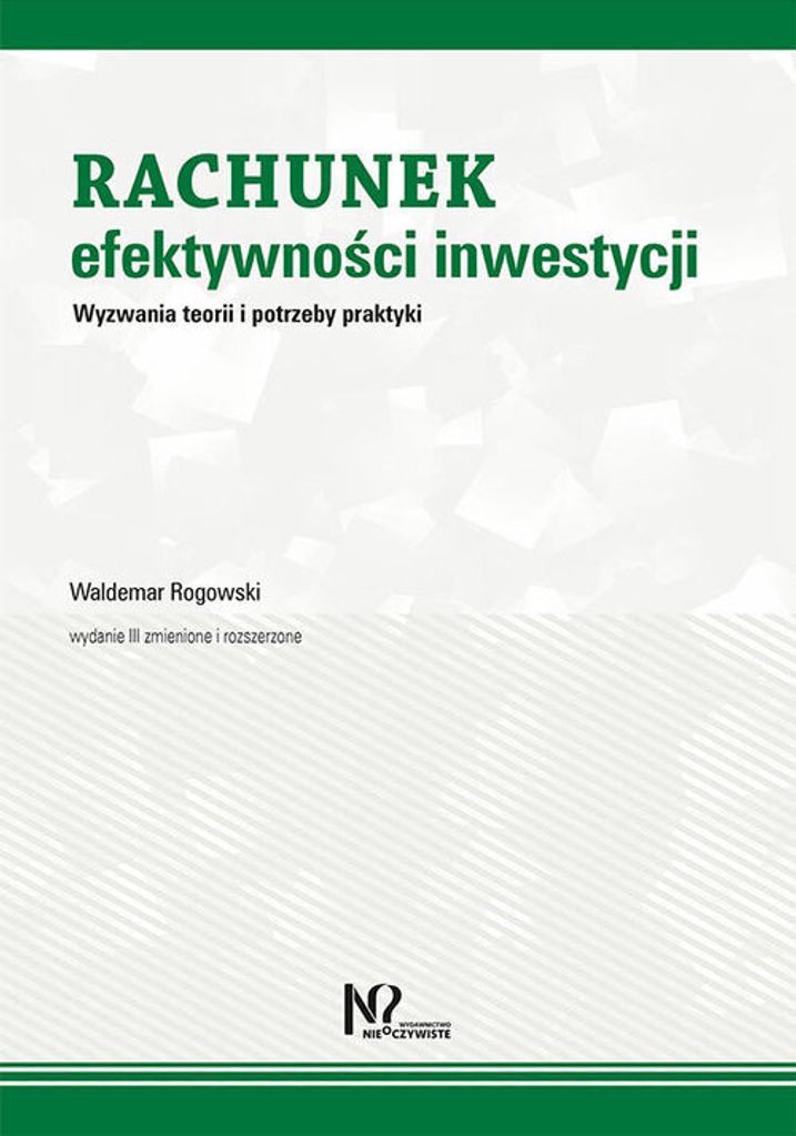 Rachunek efektywnosci inwestycji