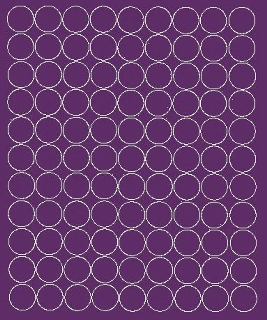 Bollini Adesivi Viola Lucidi 4cm | Set 99 Pezzi per Bomboniere e DIY