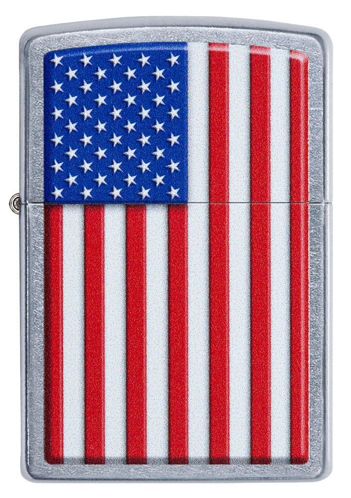 ZIPPO - Vlastenecký dizajn vlajky - Vlajka USA Amerika Obrázok produktu 
